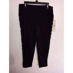 Mono B Womens Cropped Sz L Pull-On Pants